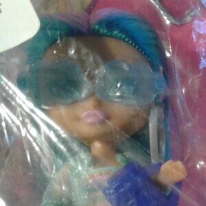 NEW! Barbie Extra Mini Doll with Blue Hair in a Sporty Outfit with Accessories